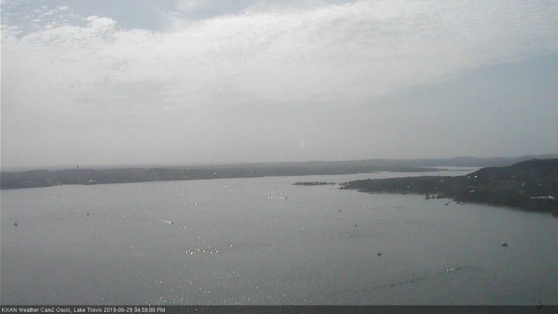 Lake Travis webcam, June 29, 2019 4:00 PM CT