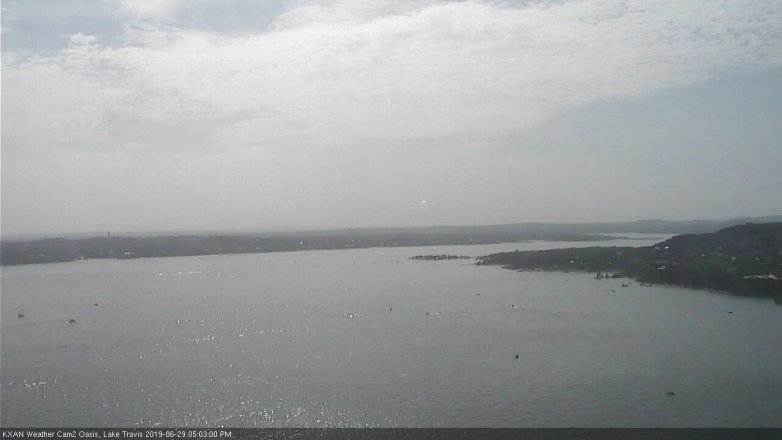 Lake Travis webcam, June 29, 2019 4:05 PM CT