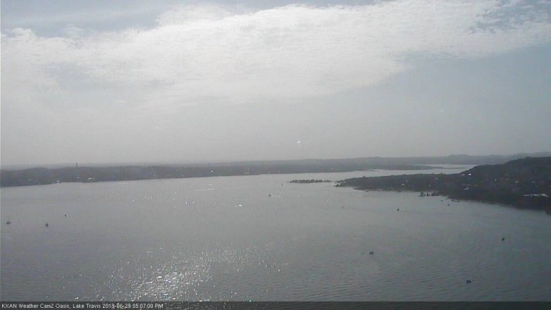 Lake Travis webcam, June 29, 2019 4:10 PM CT
