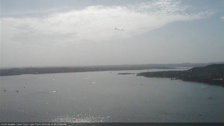 Lake Travis webcam, June 29, 2019 4:15 PM CT