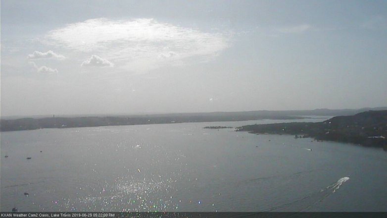 Lake Travis webcam, June 29, 2019 4:25 PM CT