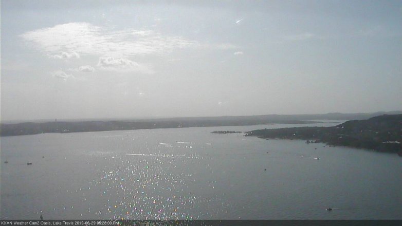 Lake Travis webcam, June 29, 2019 4:30 PM CT