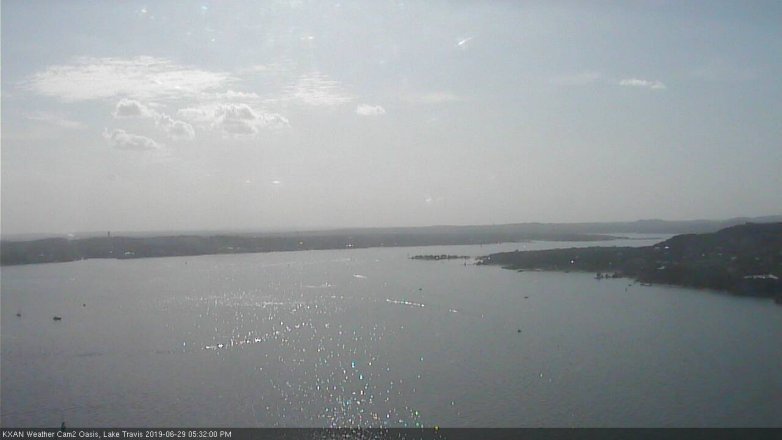 Lake Travis webcam, June 29, 2019 4:35 PM CT