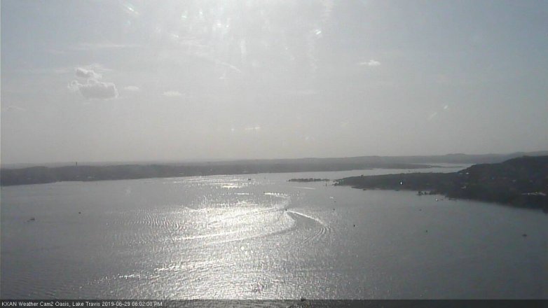 Lake Travis webcam, June 29, 2019 5:05 PM CT