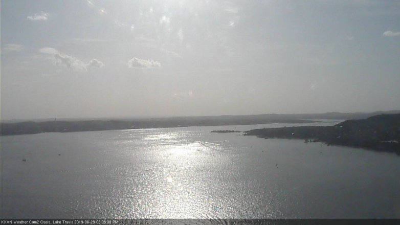 Lake Travis webcam, June 29, 2019 5:10 PM CT