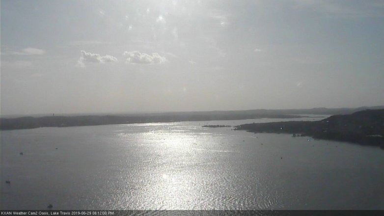 Lake Travis webcam, June 29, 2019 5:15 PM CT