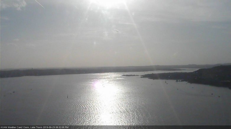 Lake Travis webcam, June 29, 2019 5:35 PM CT