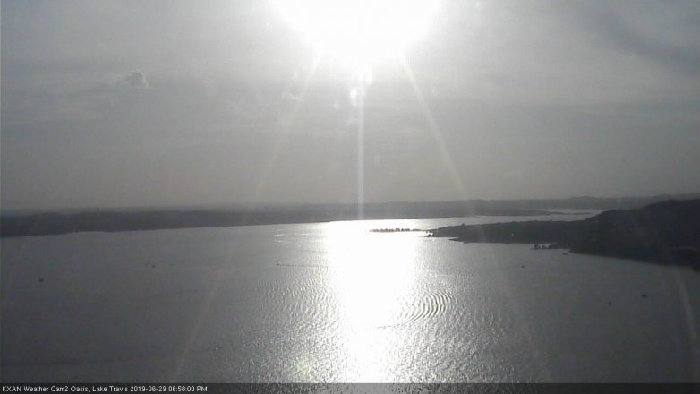 Lake Travis webcam, June 29, 2019 6:00 PM CT