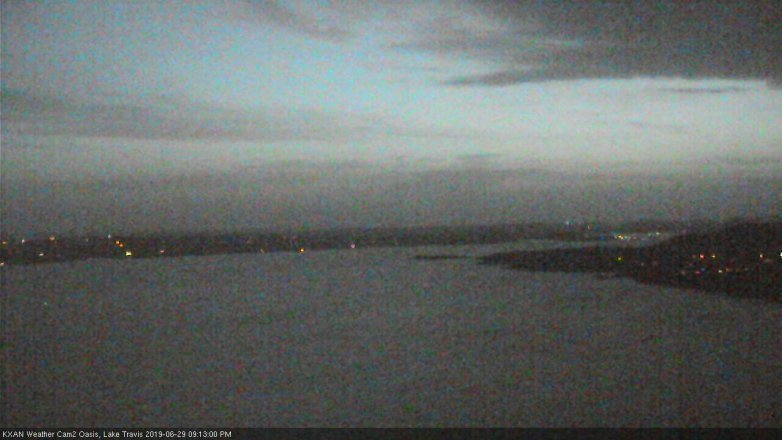 Lake Travis webcam, June 29, 2019 8:15 PM CT
