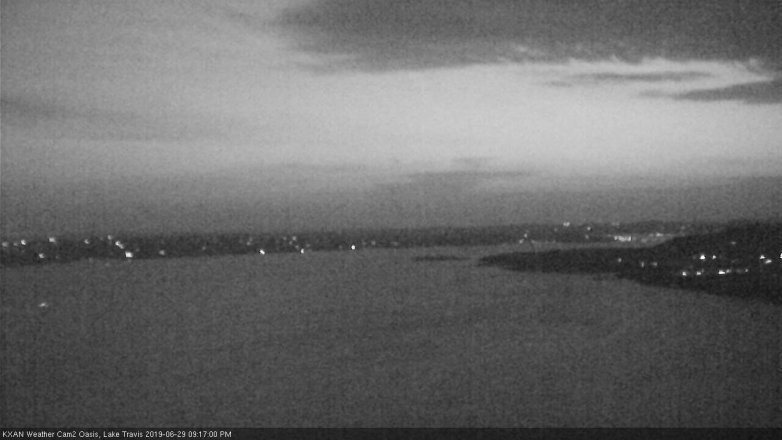 Lake Travis webcam, June 29, 2019 8:20 PM CT