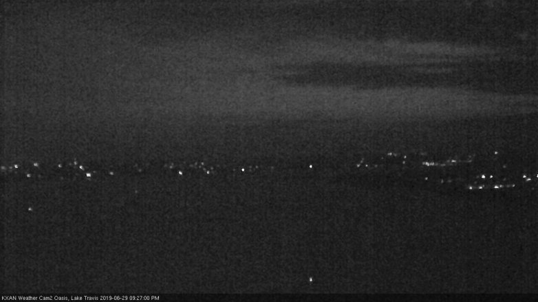 Lake Travis webcam, June 29, 2019 8:30 PM CT