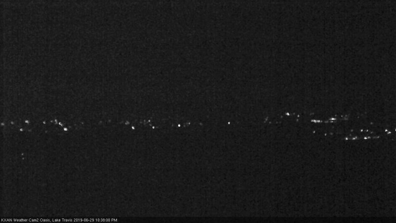 Lake Travis webcam, June 29, 2019 9:40 PM CT