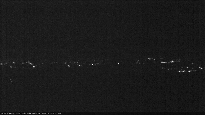Lake Travis webcam, June 29, 2019 9:50 PM CT