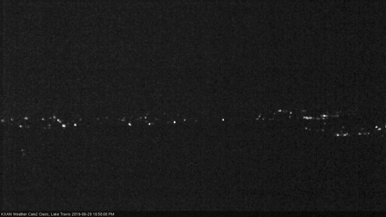 Lake Travis webcam, June 29, 2019 10:00 PM CT