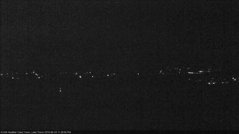 Lake Travis webcam, June 29, 2019 10:40 PM CT