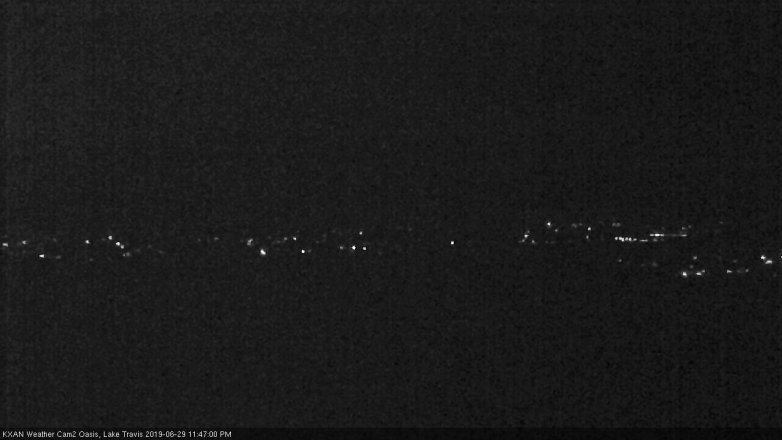 Lake Travis webcam, June 29, 2019 10:50 PM CT