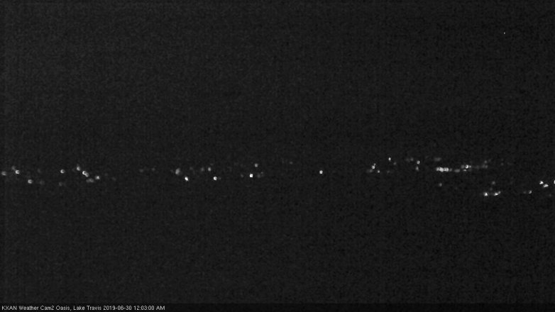 Lake Travis webcam, June 29, 2019 11:05 PM CT