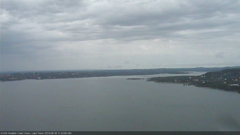 Lake Travis webcam, June 30, 2019 10:25 AM CT