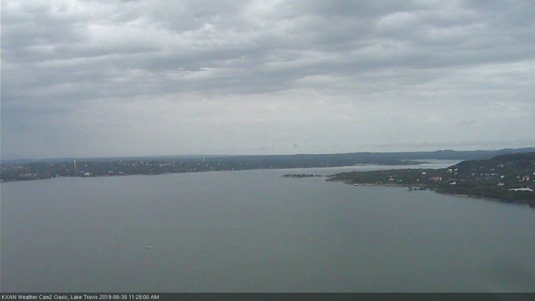 Lake Travis webcam, June 30, 2019 10:30 AM CT