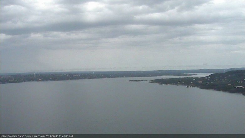 Lake Travis webcam, June 30, 2019 10:45 AM CT