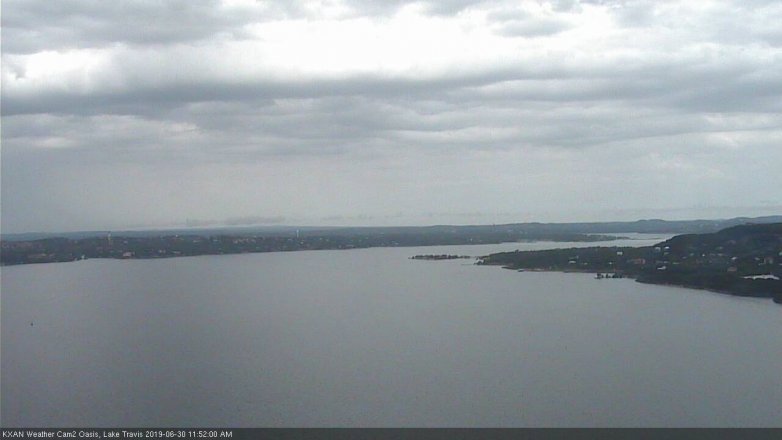 Lake Travis webcam, June 30, 2019 10:55 AM CT