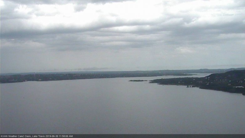 Lake Travis webcam, June 30, 2019 11:00 AM CT