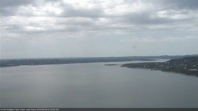 Lake Travis webcam, June 30, 2019 12:40 PM CT