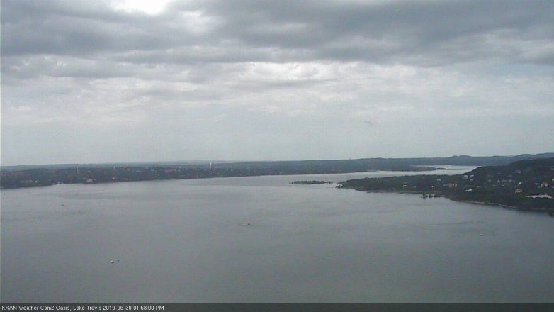 Lake Travis webcam, June 30, 2019 1:00 PM CT
