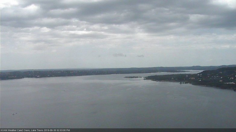 Lake Travis webcam, June 30, 2019 1:05 PM CT