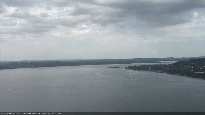 Lake Travis webcam, June 30, 2019 1:15 PM CT