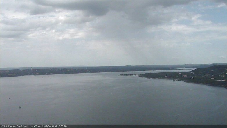 Lake Travis webcam, June 30, 2019 1:20 PM CT