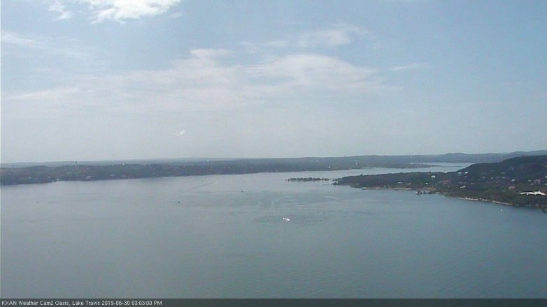 Lake Travis webcam, June 30, 2019 2:05 PM CT