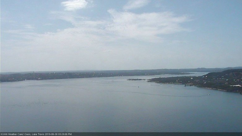 Lake Travis webcam, June 30, 2019 2:30 PM CT