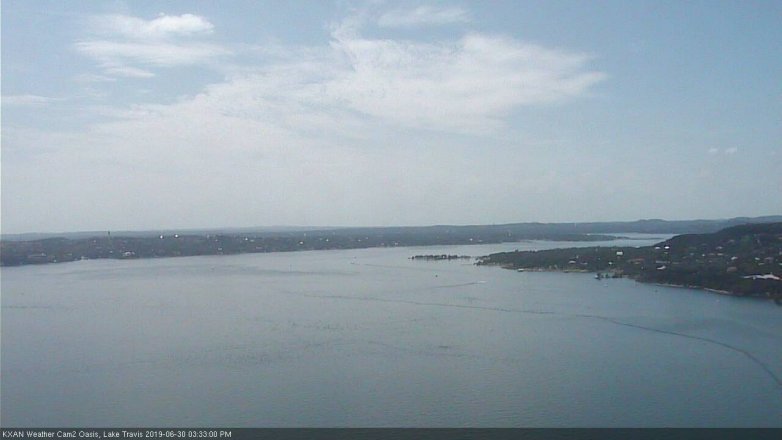 Lake Travis webcam, June 30, 2019 2:35 PM CT