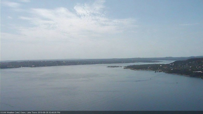 Lake Travis webcam, June 30, 2019 2:50 PM CT