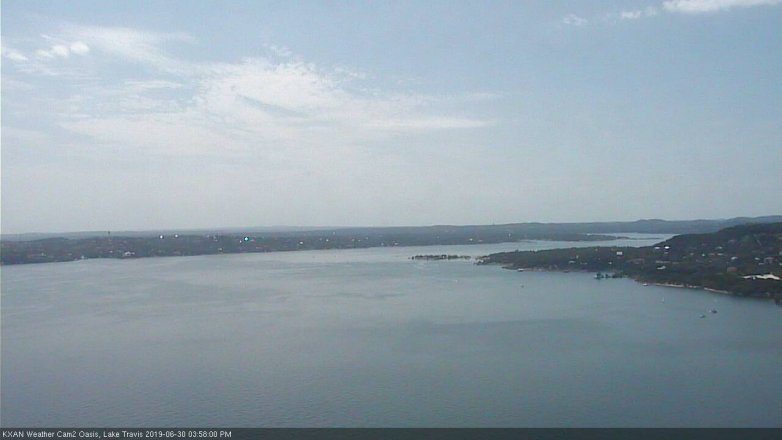 Lake Travis webcam, June 30, 2019 3:00 PM CT
