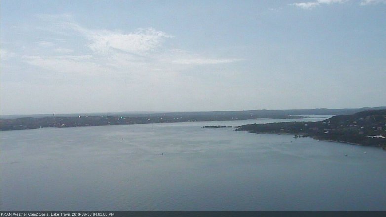 Lake Travis webcam, June 30, 2019 3:05 PM CT