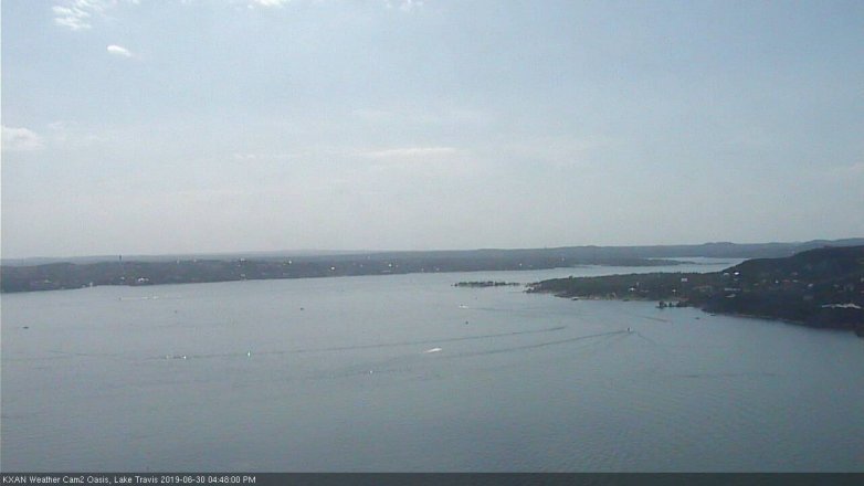 Lake Travis webcam, June 30, 2019 3:50 PM CT