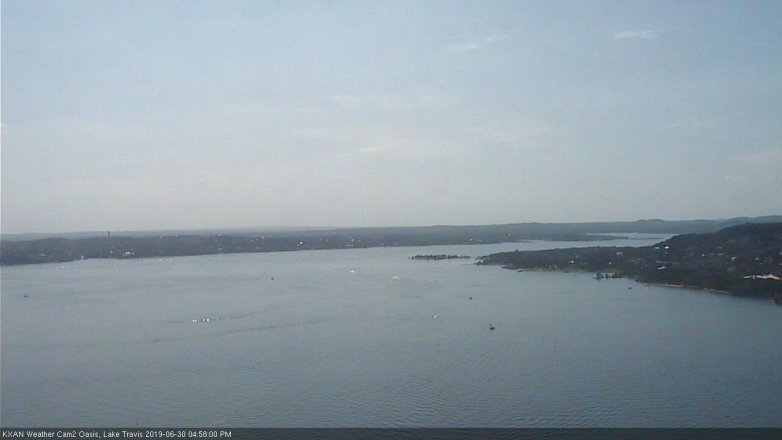 Lake Travis webcam, June 30, 2019 4:00 PM CT