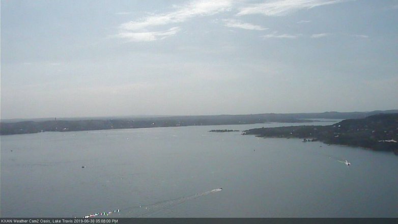 Lake Travis webcam, June 30, 2019 4:10 PM CT