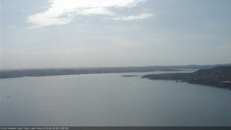 Lake Travis webcam, June 30, 2019 4:15 PM CT