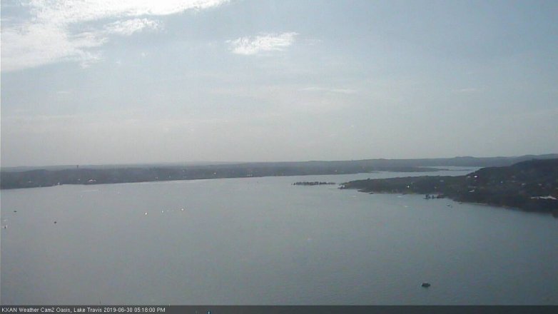 Lake Travis webcam, June 30, 2019 4:20 PM CT