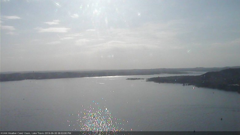Lake Travis webcam, June 30, 2019 5:05 PM CT
