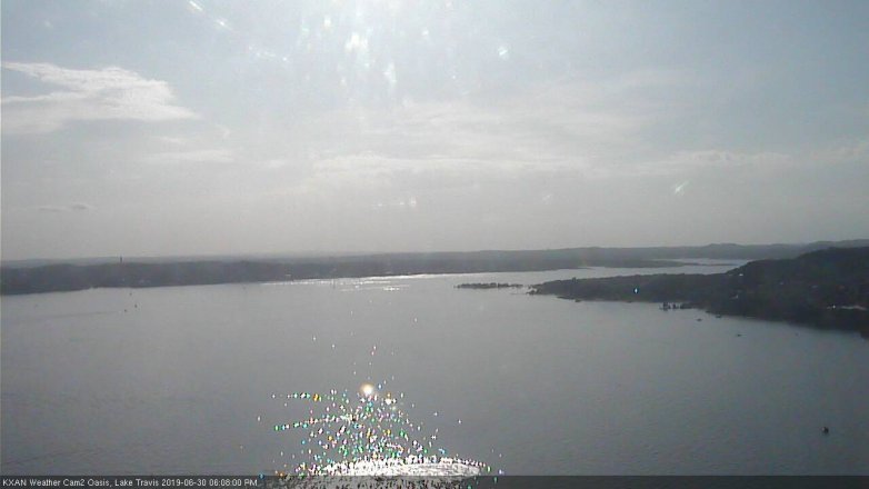 Lake Travis webcam, June 30, 2019 5:10 PM CT