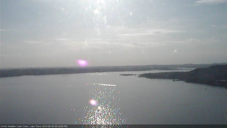 Lake Travis webcam, June 30, 2019 5:20 PM CT