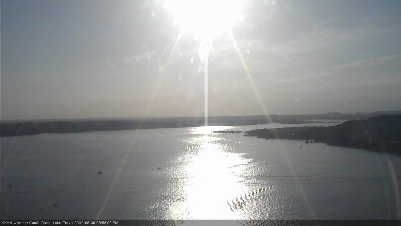 Lake Travis webcam, June 30, 2019 6:00 PM CT