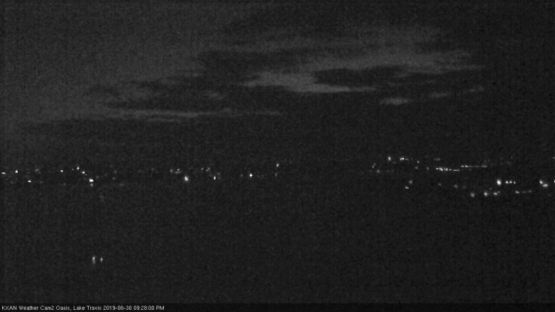 Lake Travis webcam, June 30, 2019 8:30 PM CT