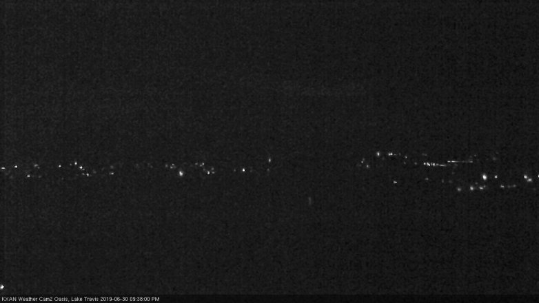 Lake Travis webcam, June 30, 2019 8:40 PM CT