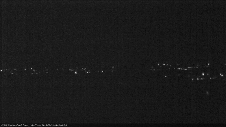 Lake Travis webcam, June 30, 2019 8:45 PM CT
