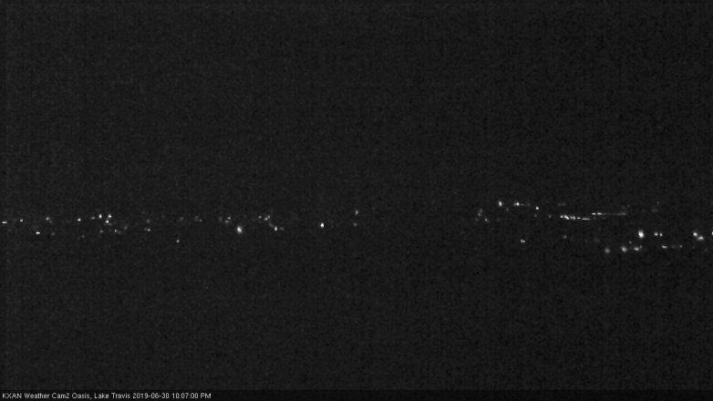Lake Travis webcam, June 30, 2019 9:10 PM CT